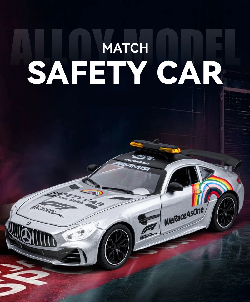 1/24 Mercedes-AMG GTR Güvenlik Arabası 