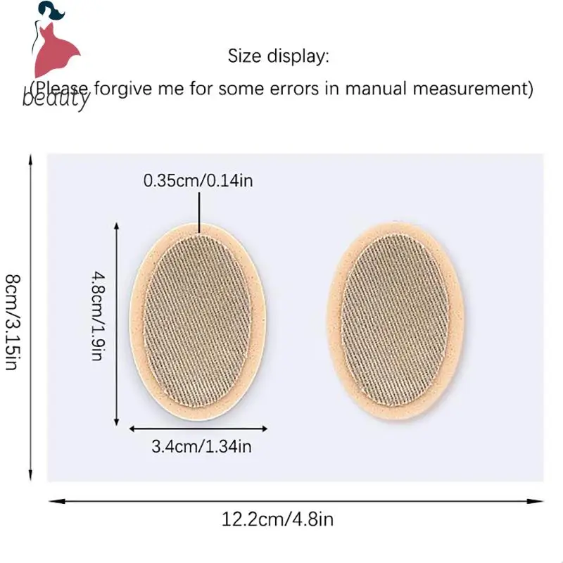 4Pcs/2Sheets Callus Cushions Shoes Heel Pad Foam Round Toe Foot Corn Bunion Protectors Pads