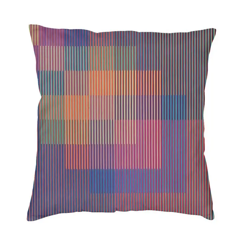 

Carlos Cruz Diez Square Pillowcover Home Decor Physichromie Cushions Throw Pillow for Sofa Double-sided Printing