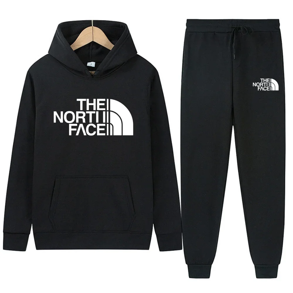 Men Women Tracksuit Hoodies Pants 2Pcs Sets Suit Fashion Trend Hip Hop Y2K Clothing Sportswear Sweatshirts Autumn Winter