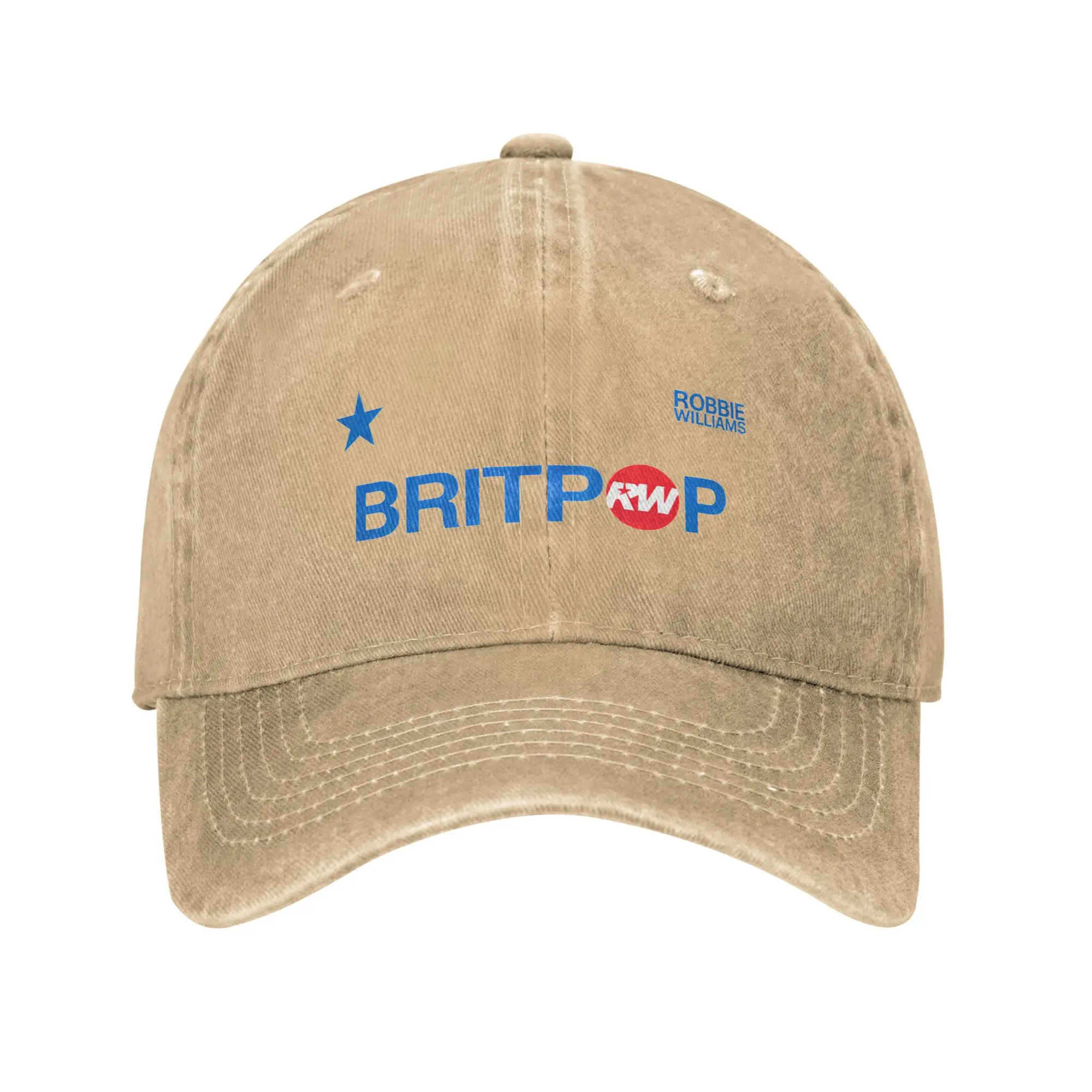 Robbie Williams Britpop Tour 2025, lässige Baseballkappe, Sommer-Trucker-Mütze, weiblich, männlich, modische Baseballkappen