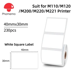 Compact Portable Thermal Label Printer - Self-Adhesive Mini Sticker & Tag Maker (XP4030-230)
