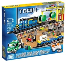  Building Block Heavy-Haul Train Brick city Toy for Children Girl boy 60098 02009 02008 60052 Cargo Train Birthday Christmas gift 