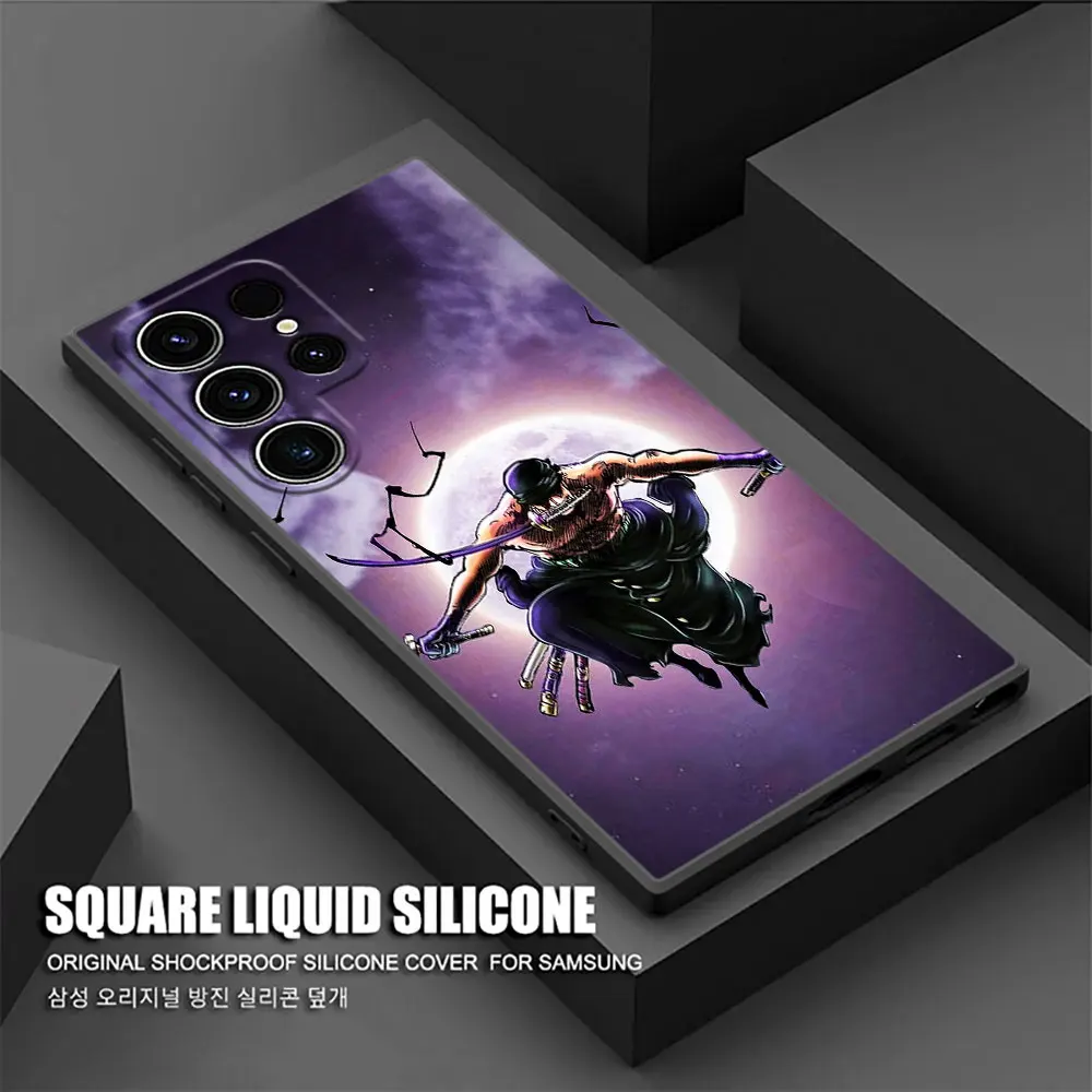 ZORO Roronoa One Piece Soft Silicone Phone Case