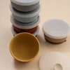 Baby Silicone Suction Bowl with Lid Non-toxic Anti-fall Toddler Feeding Bowls Food Grade Kids Training Eating Tableware BPA Free 5