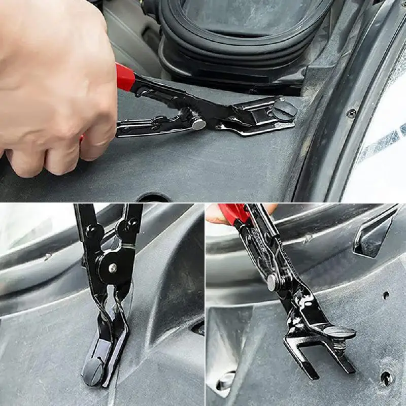 Car Trim Clip Removal Pliers Headlight Repair Door Panel Retainer Clip Remover Dashboard Panel Upholstery Remover Repair Tool
