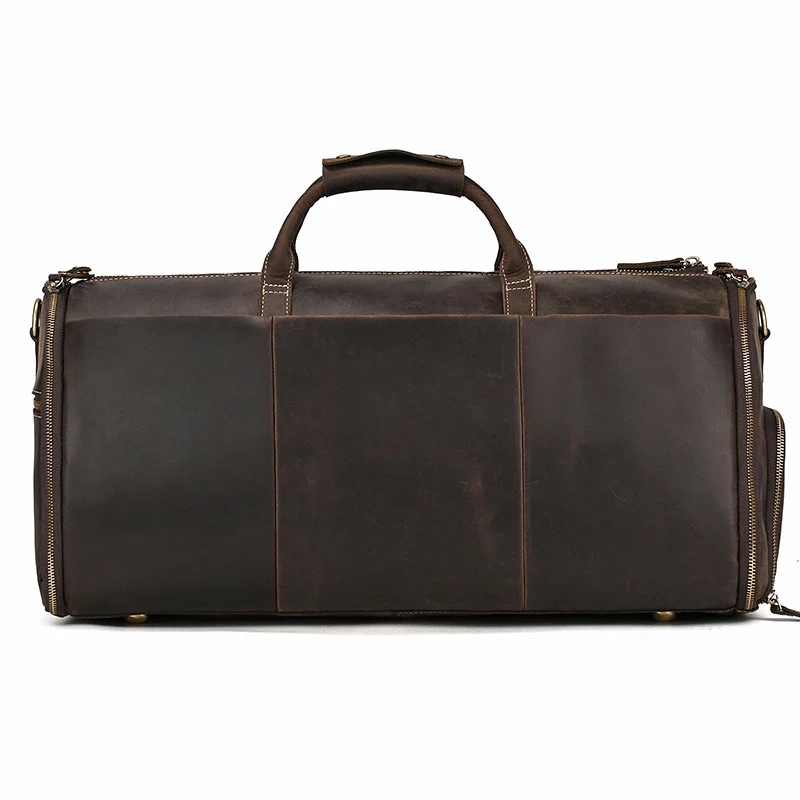 Shop Tiding Leather Duffle Bag Travel Bags De – Luggage Factory