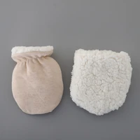 Winter New Born Baby Gloves for Newborns Thick Cotton Baby Anti Scratching Glove Sets for Protection Face Infant Mittens 2