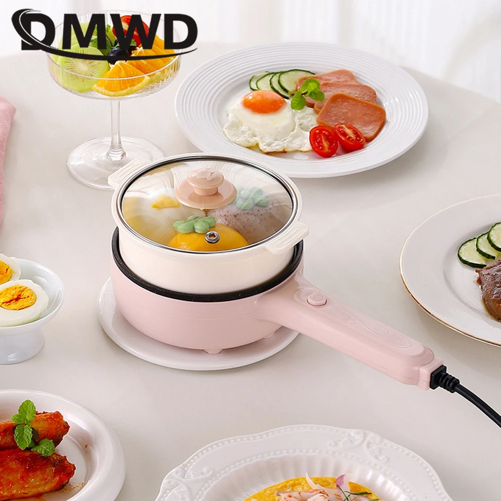 DMWD Multifunctional Breakfast Machine Non-stick Frying Pan Omelet Fryer Egg Steamer Steak Maker Food Cooker 220V 5
