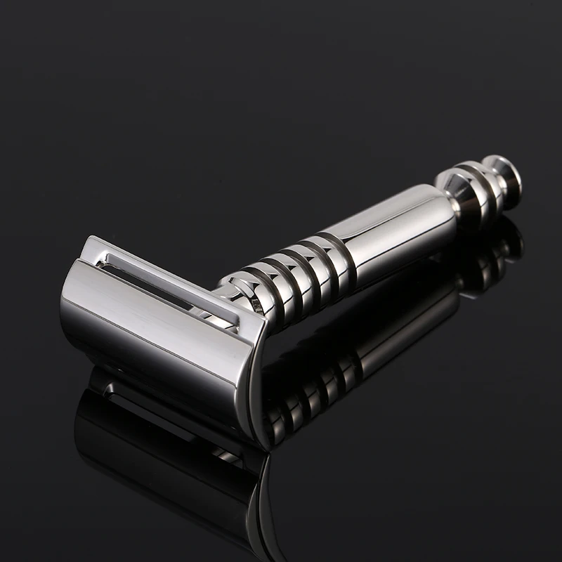 316L Stainless Steel Double Edge Safety Razor Men Shaving Luxurious Classic for Superb Mens Shaving Razors Barber 2