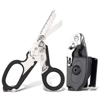 Stainless Steel Emergency Scissors and Pliers, Medical Trauma Shears Outdoor Camping Rescue Tool with Cutter and Glass Breaker 1