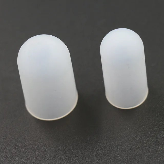 5Pc/set  Silicone Finger Protector Caps High Temperature Resistant Anti-slip Anti-static Finger Cover Workplace Safety Supplies 3
