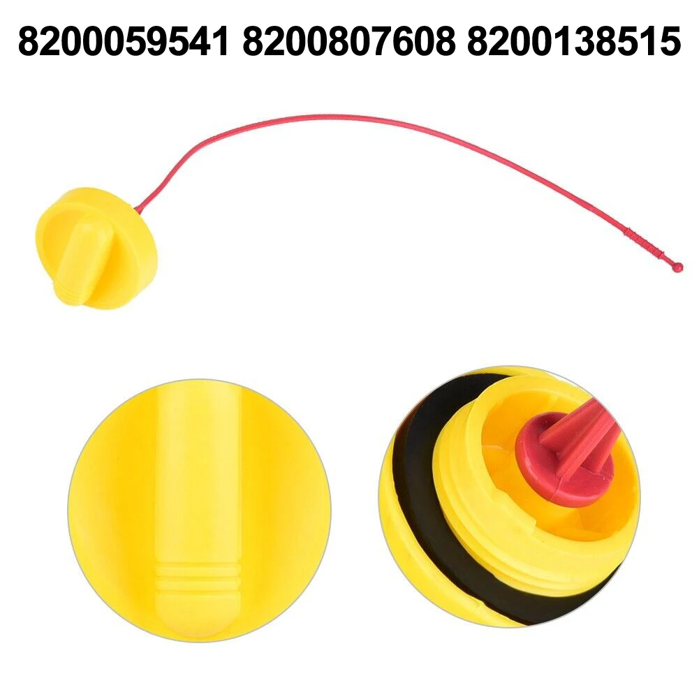 Durable New Practical Oil Level Dipstick Yellow 53cm ABS For Modus 2004- For Clio Grandtour
