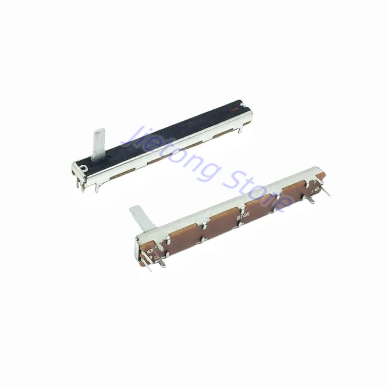 5pcs SC6021N Single Channel Potentiometer B10K B50K 75MM Straight Slide Potentiometer Travel 60mm Handle Length 15mm
