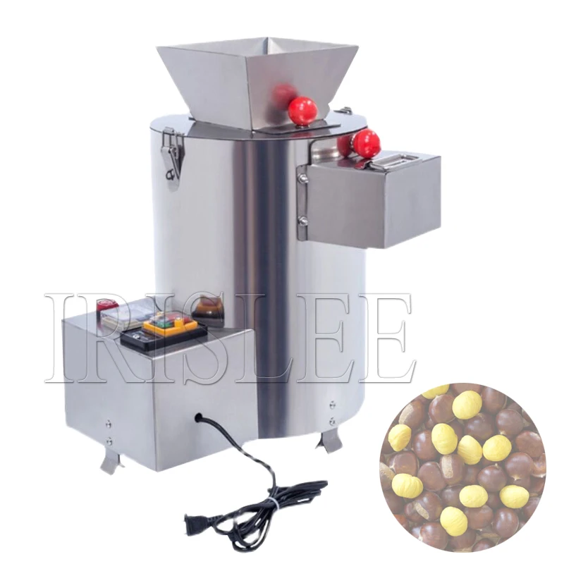 

Electric Chestnut Sheller Commercial Automatic Chestnut Peeling Machine 12 Knives Shelling And Peeling Chestnut Artifact