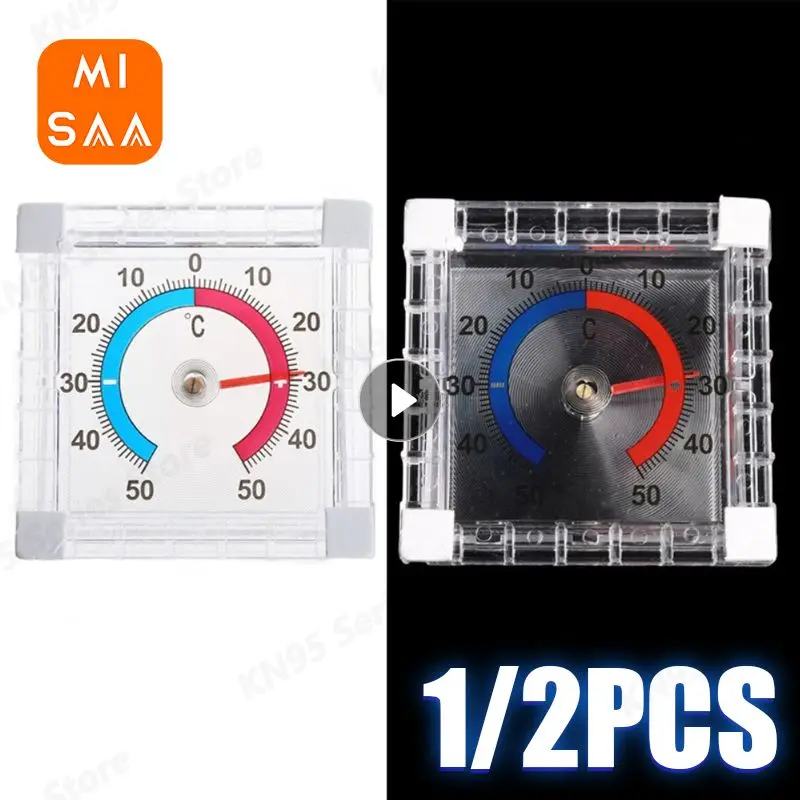 

Измеритель температуры-50 °C ~ 50 °C, уличный прибор для измерения температуры, настенный термометр, Градуированный дисковый, для дома и сада