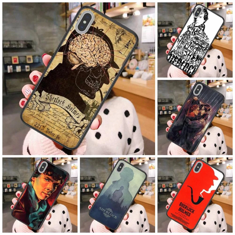 Detective Sherlock Holmes Jim Moriarty Mobile Pouch Skin Factory For Iphone 13 12 11 Pro Max 6 X 8 6s 7 Plus Xs Xr Mini 5s Se Aliexpress