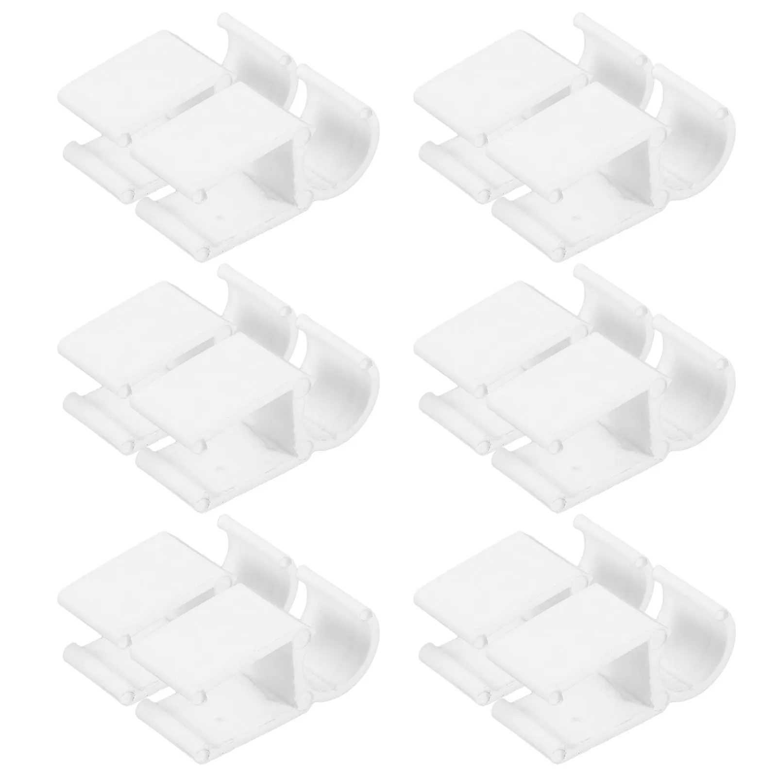 20Pcs 접착제 플라스틱 펜 홀더 클립 학교 사무실 교실 용 화이트 보드 펜 클립 플라스틱 연필 클립 학교 문구