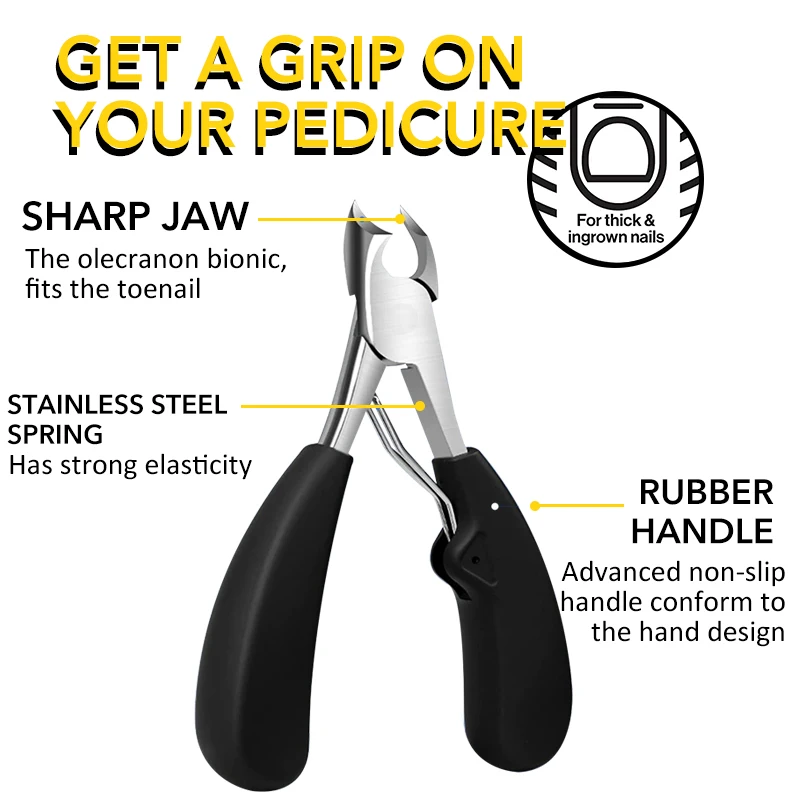 Toe Nail Clipper Nail Clipper Set Nail Clipper Nail Care Kit Nail Clippers Manicure Pedicure Kit Manicure Set Manicure Sets Manicure Nail Clipper Set Nail Clippers Kit Stainless Steel Nail Clippers Trimmer Ingrown Pedicure Care Professional Cutting Tools for Feet Toenail Paronychia Improved
