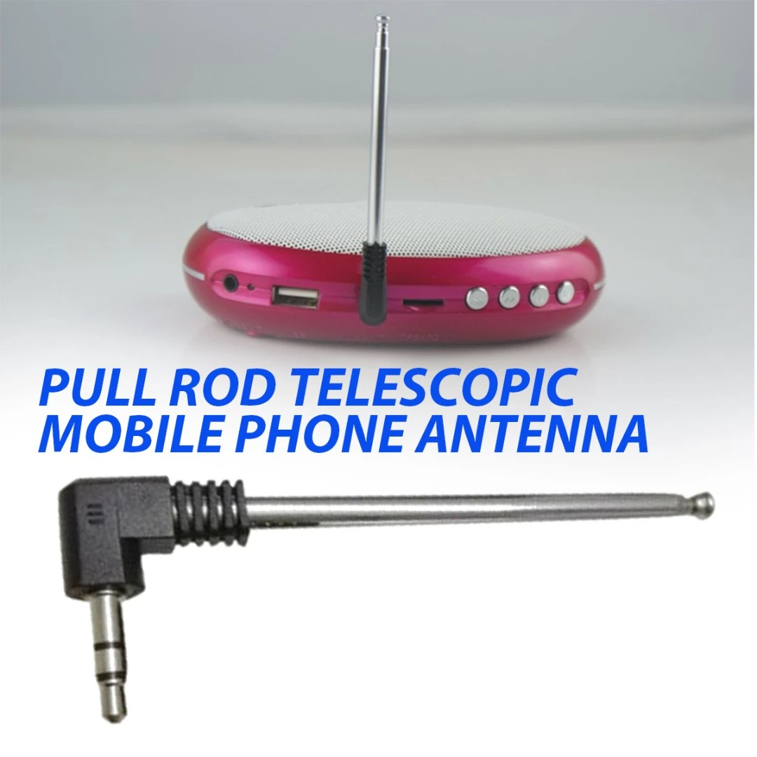Antena de Radio FM para teléfono móvil, accesorio telescópico 4 secciones, interfaz multiusos para Radio coche, 3,5mm, 1 ud.| | - AliExpress