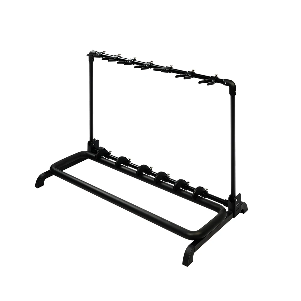 Guitar Stand GUITTO GGS-11 Universal Folding Holds Up To 7 Guitars