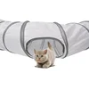 Cats Tunnel Foldable Pet Cat Toys Kitten Pet Training Interactive Fun Toy Tunnel Bored For Puppy Kitten Rabbit Play Tunnel Tube 3