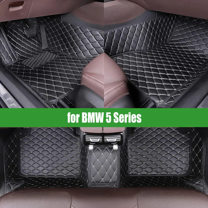 

CRLCRT автомобильные напольные коврики для BMW 5 серии 2018-2019 Custom 5 N, автомобильные накладки на ножки, искусственная Обложка, аксессуары для интерьера