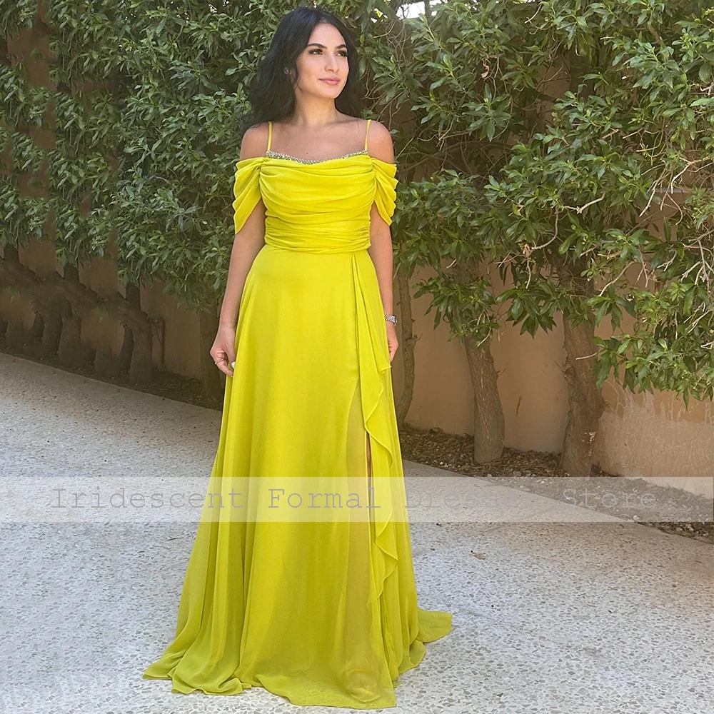 sachin and babi light blue dress Elegant Yellow Prom Dresses 2024 Ball Gown Square Neckline Short Sleeve Backless Long