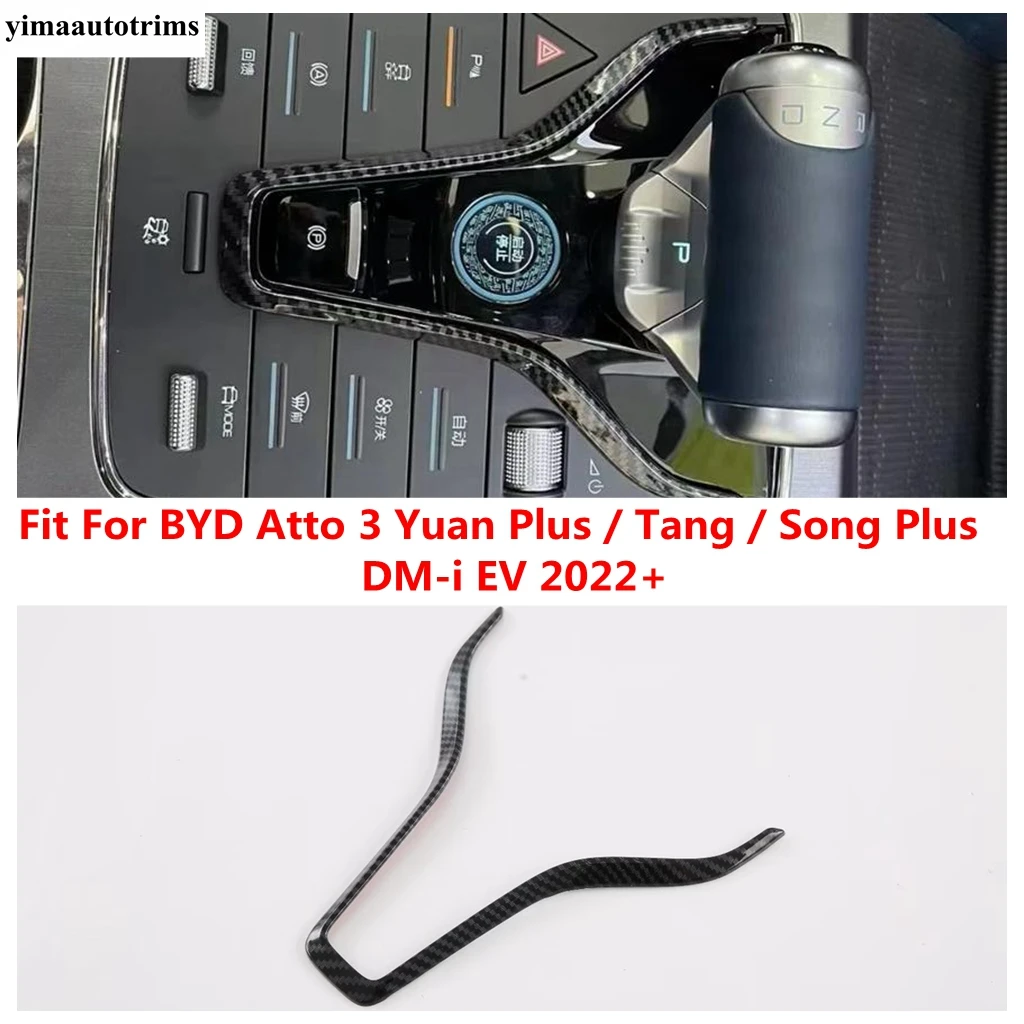 

Central Control Shift Gear Panel Frame Strip Decoration Cover Trim For BYD Atto 3 Yuan Plus / Song Plus DM-i EV / Tang 2022 2023