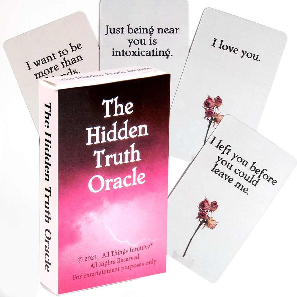 The Hidden Truth Oracle 54 Card Deck Learning Tarocchi Per Principianti Love Oracle Cards Tarocchi Fortune Telling Game Divin