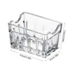 Acrylic Storage Box Tea Bags Holder Coffee Sugar Clear Organizer Transparent Appearance Looks High-end For Storing Tea Bags 6