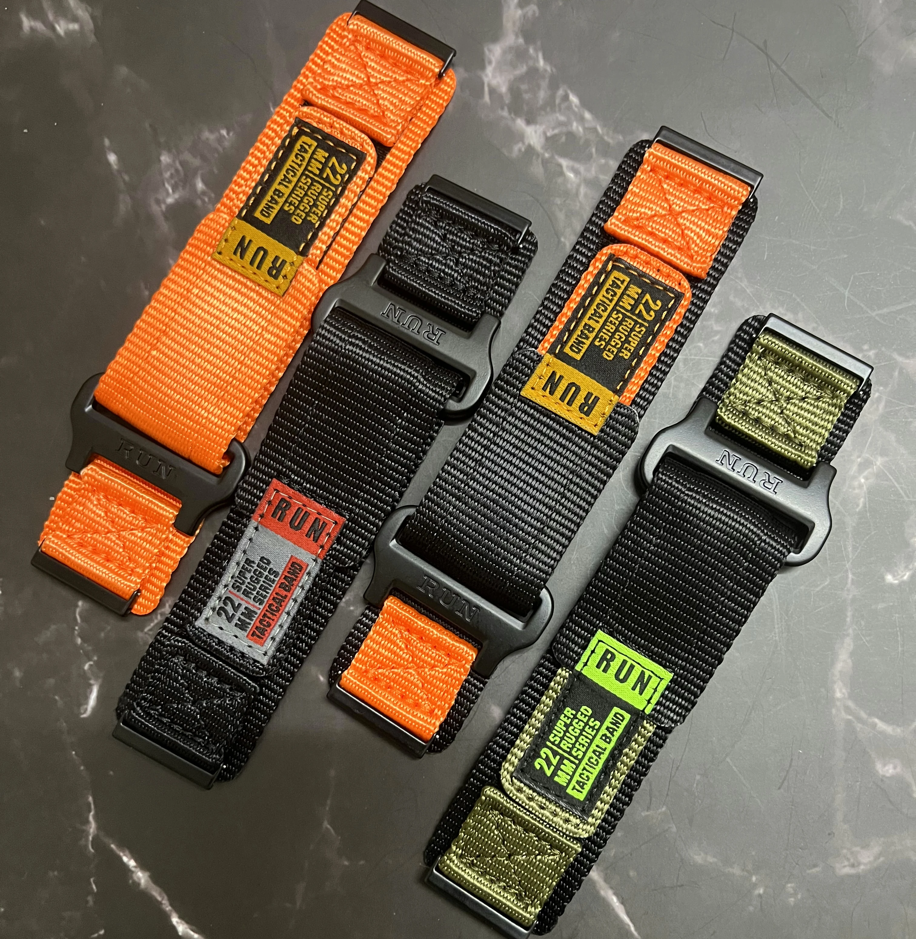 Premium 24mm Nylon Loop Strap Bracelet | Easy Fit & Replaceable Wristband Belt