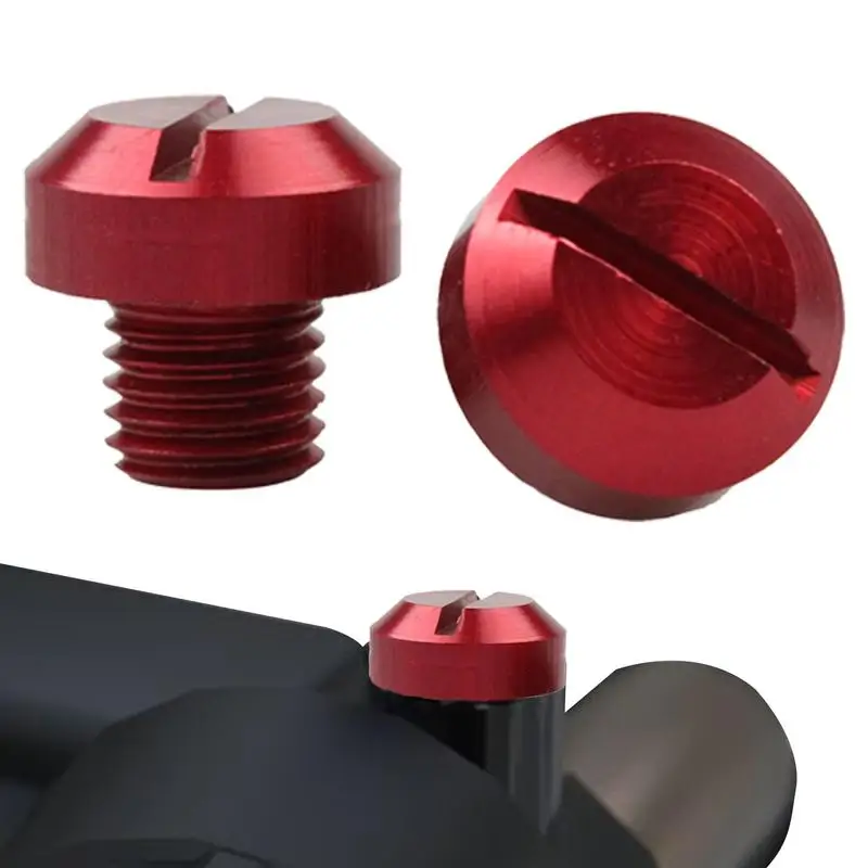 Motorcycle Mirror Hole Plug Screws 2pcs Thread Blanking Mirror Hole Plugs Hole Caps Universal