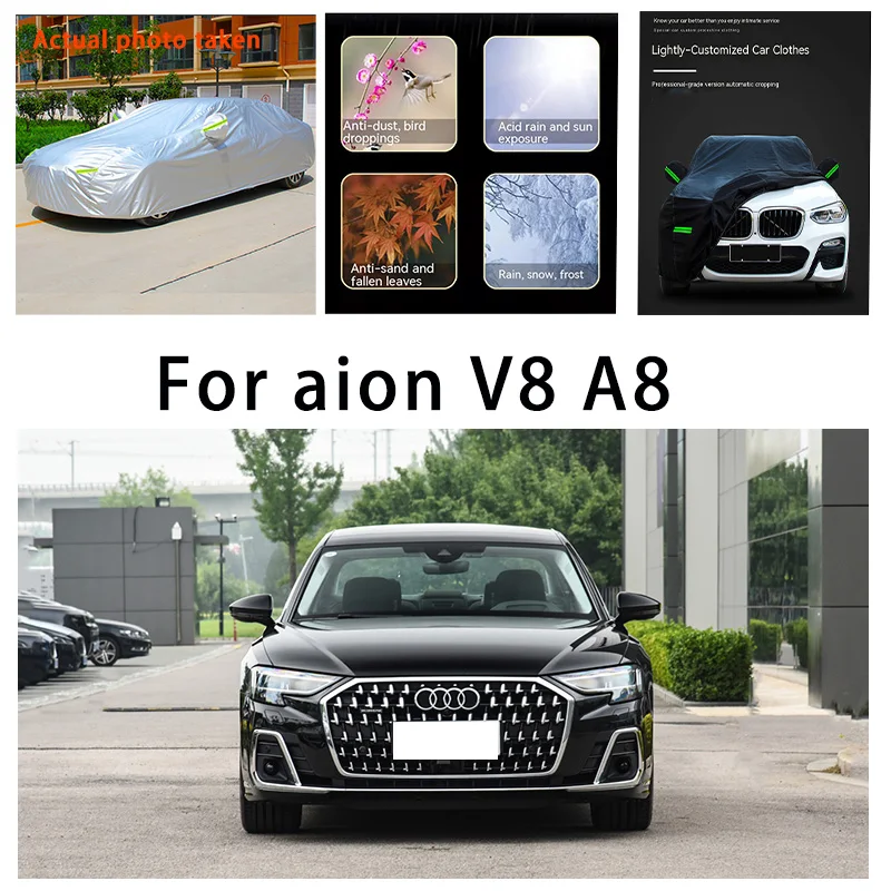 

For aion V8 A8 plus auto body protection, anti snow, anti peeling paint, rain, water, dust, sun protection, car clothing
