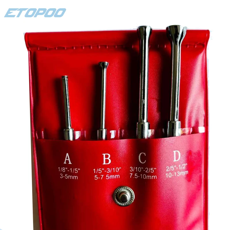 Ensemble 6 Jauges Télescopiques T Réglables 8-150mm - Outils Mesure Précision Diamètre Intérieur