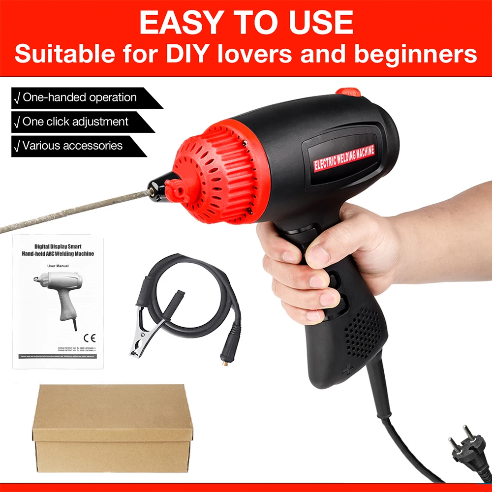 2500W Household Arc Welding Machine 110V/220V Portable Small Electric Welding Machine Automatic Digital Intelligent Welding Tool 3