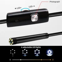 Peroscope industriel KERUI, caméra endoscopique 3 en 1 avec 6 LED, Type C, étanche IP67, Mini caméra OTG pour l'inspection des pipelines 2