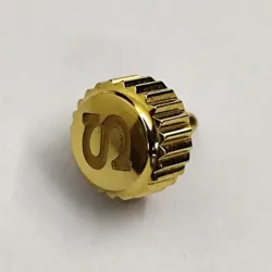 Engraved S Submarine Watch Crown Replacement (3 gold)
