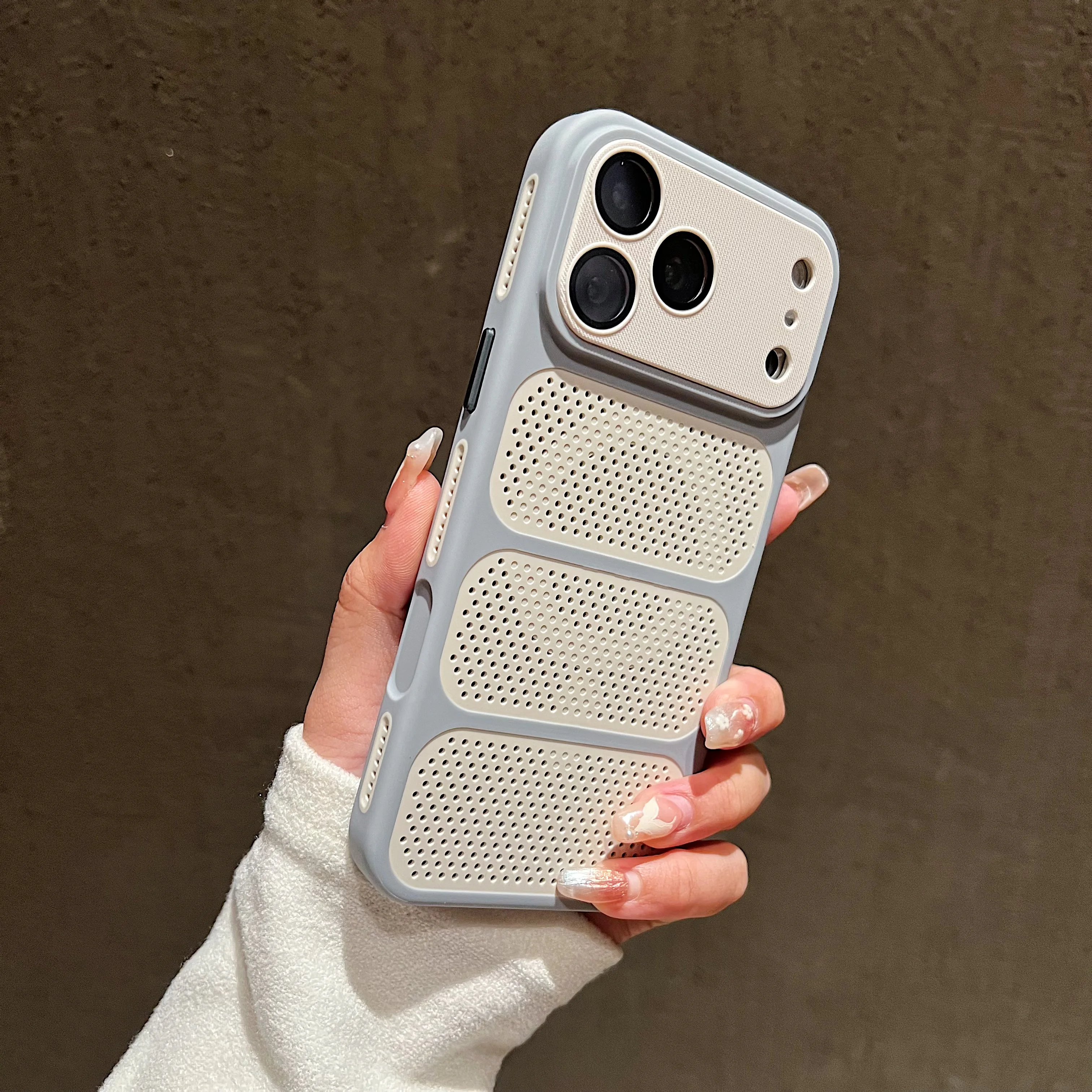 Summer Super Refreshing Soft Edge Phone Case with Fine Hole Lens Film and Heat Dissipation Feature