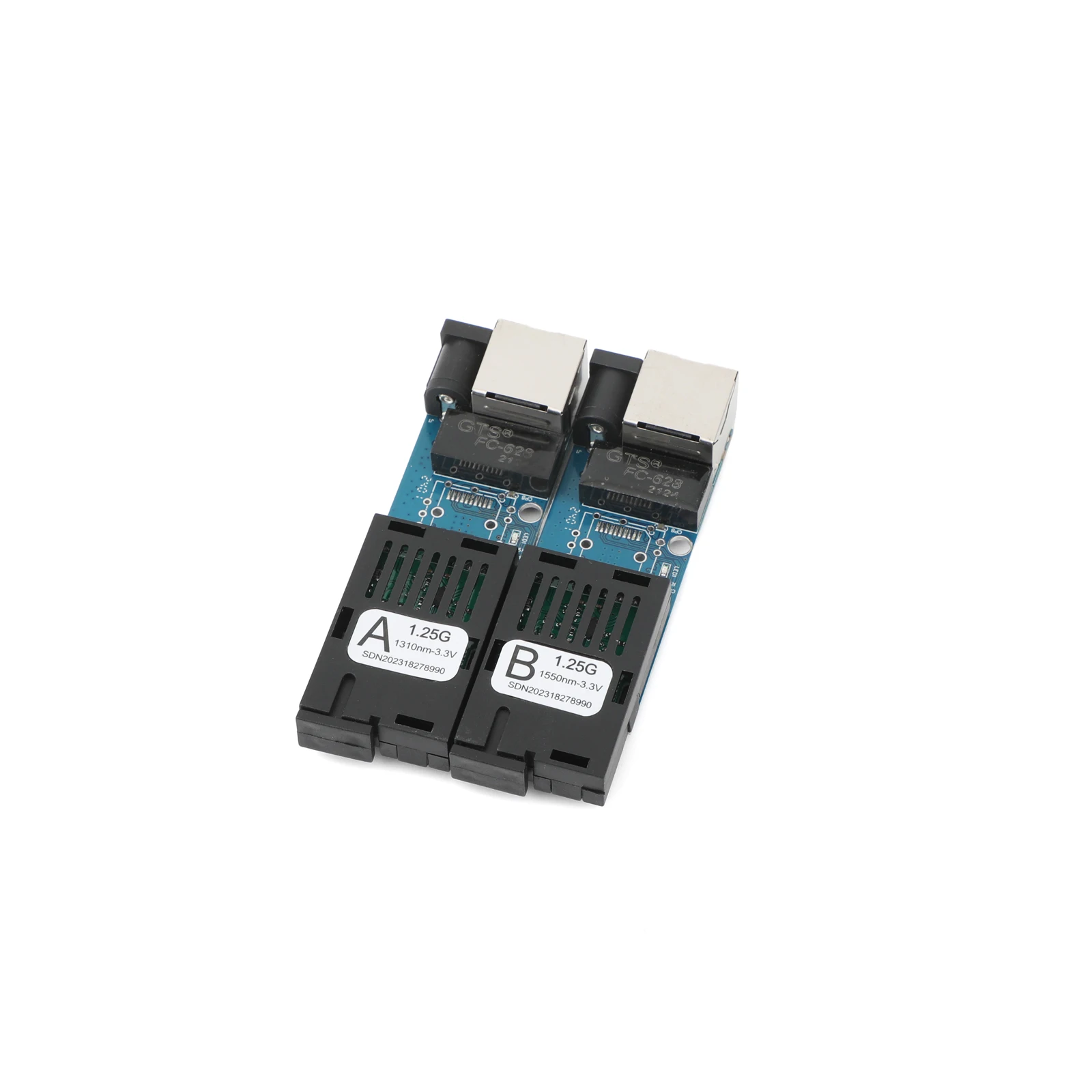 Fiber Optical Media Converter Mini Gigabit 10/100/1000Mbps Single Mode 3Km UPC/APC SC-Port