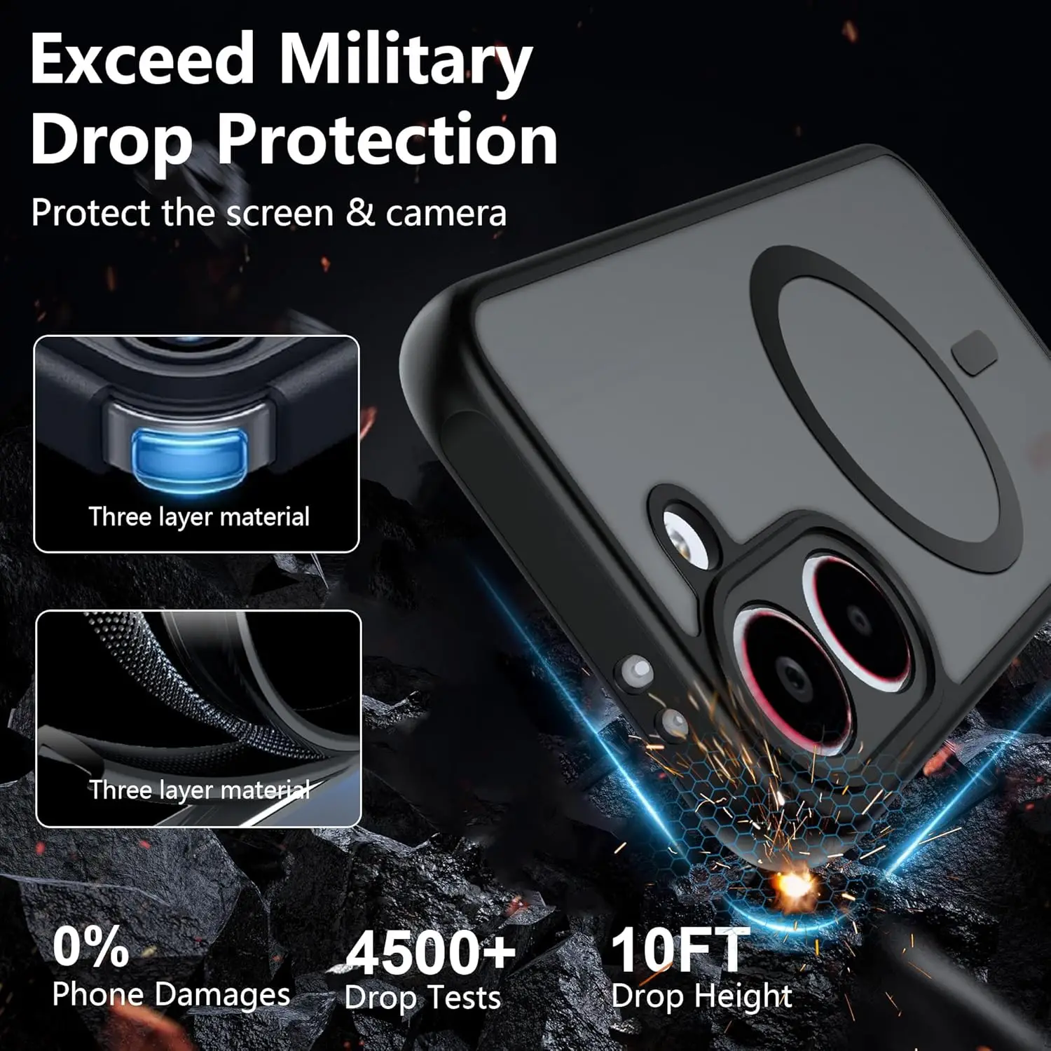 Magsafe Magnetic Wireless Charging Translucent Matte Hard Case Cover