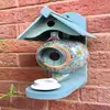 Home Garden Pet Products Green Teapot Bird House and Feeder Courtyard Decoration Bird Supplies Farm Decoration Accessories