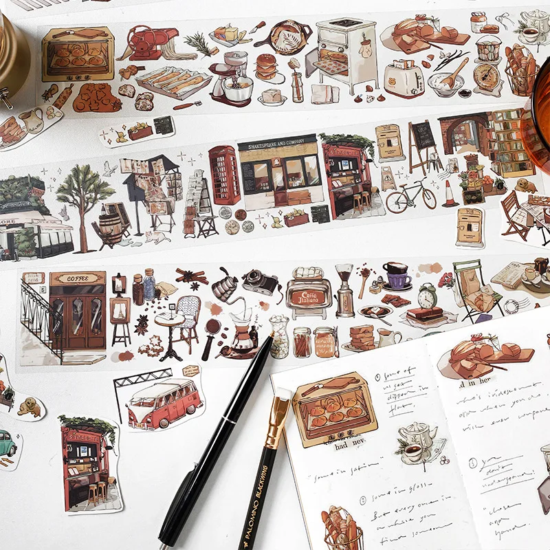72 Fogli Di Carta Vintage Per Scrapbooking, Stile Shabby Chic, Con Nastro Adesivo Incluso, Kit Completo Per Diari E Journaling Creativo