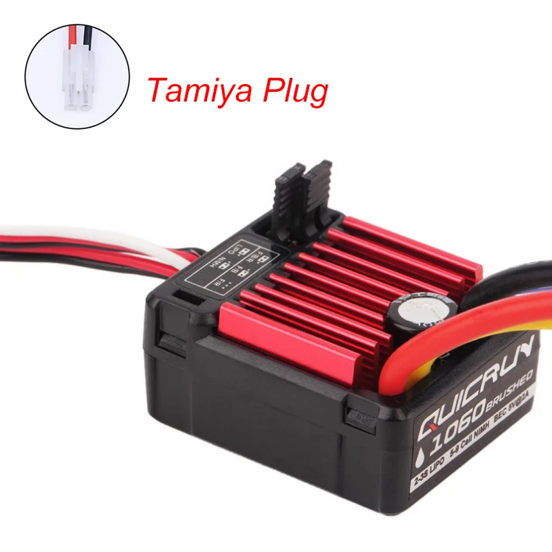 HOBBYWING QuicRUN-WP-1060-Brushed 60A ESC BEC内蔵3A/6V 1/10
