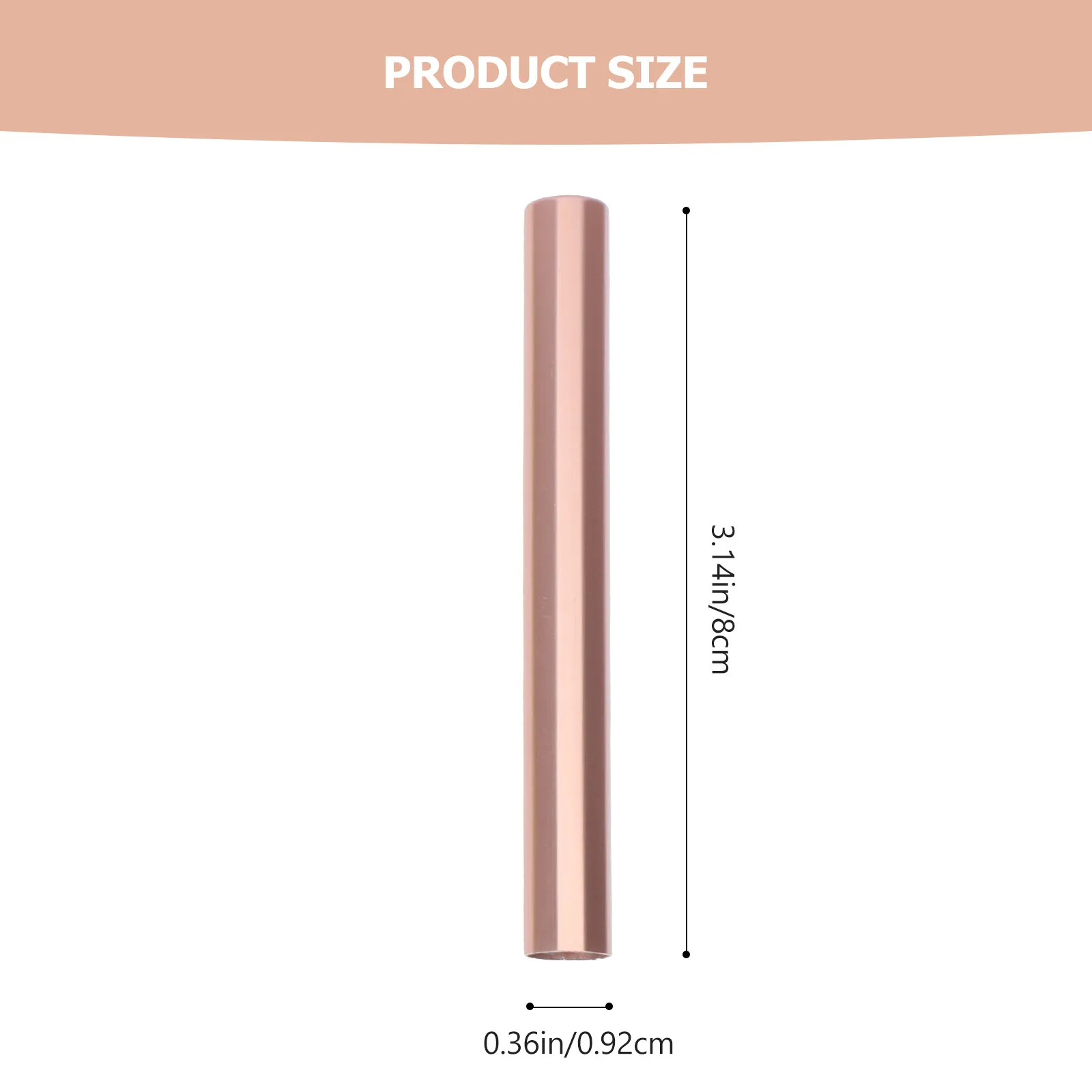 6Pcs 네일 펜 캡 아연 합금 매니큐어 브러쉬 커버 헤비 듀티 차광 밀봉 네일 아트 펜 프로텍터 살롱 용품