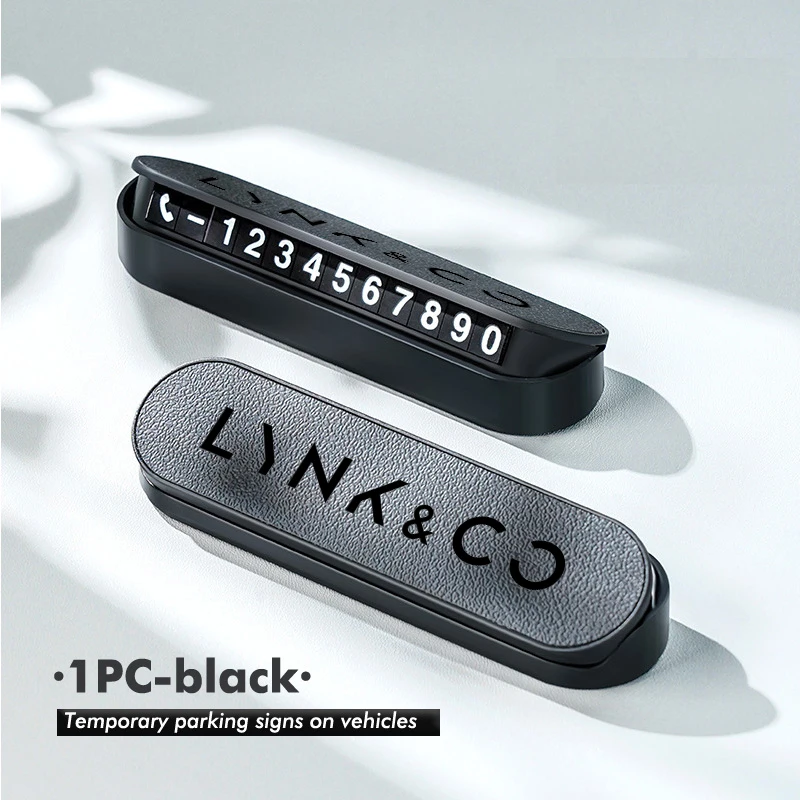 Universal Temporary Parking Phone Number Plate Sticker