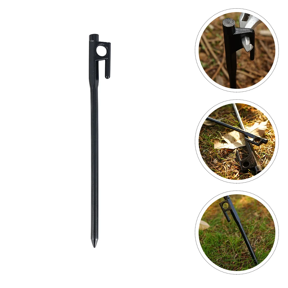 

8 Pcs Tent Pegs Tents Camping Safety Stakes Cast Iron Metal Outdoor Beach Garden Canopy Nails Ground Accessories Fixor
