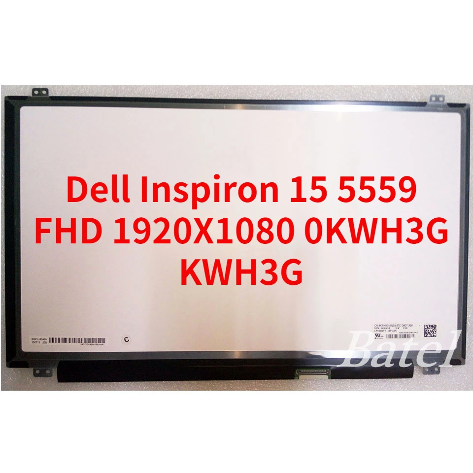 

New LP156WF7 SP A1 SPA1 for Dell Inspiron 15 5559 LCD Screen with Touch Screen Digitizer FHD 1920X1080 0KWH3G KWH3G Display