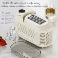 Petite machine à glaçons Mini pratique maison dortoir bureau Camping Portable glace automatique boîte de fabrication de glace machine à glace 110 V/220 V 4