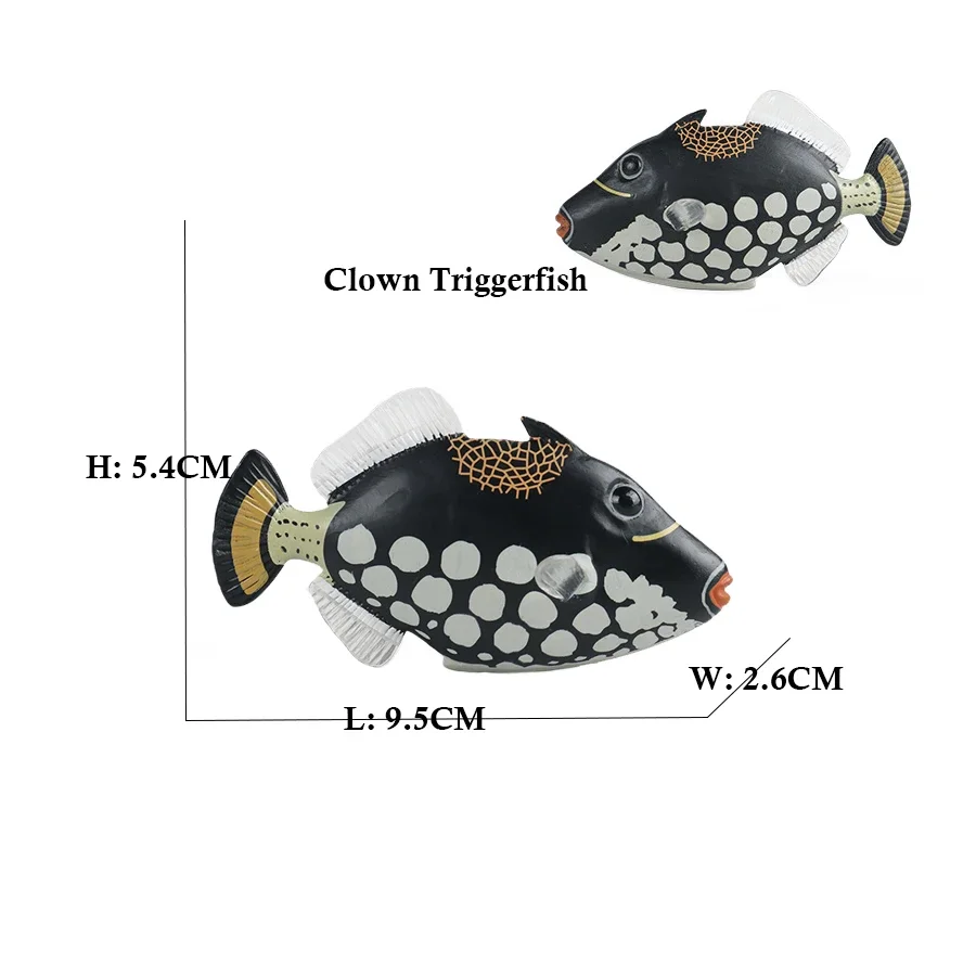 Marine Animals Toys Billfish Sailfish Boxfish Piranha Megalodon